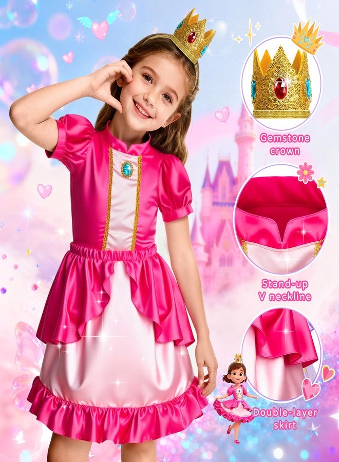 STOPKLAS Princess Dress Up Clothes, Princess Dress Up Costume for Toddler Girls, Little Girls Princess Toys, Kids Dress Up & Pretend Play Sets Christmas Birthday Gifts for Kids Grandkids 3 4 5 6 Years - Image 4